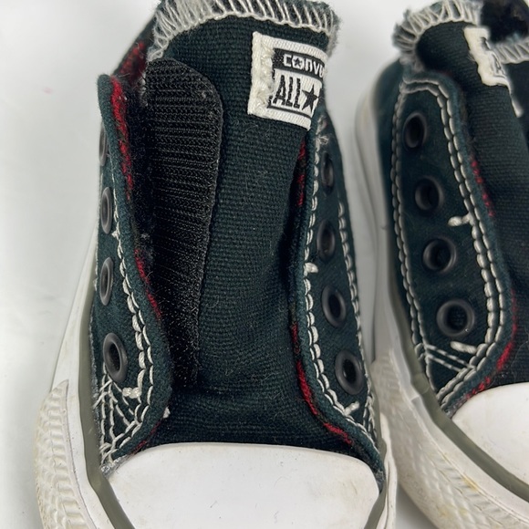 Converse Chuck Taylor Black Low Top Sneakers Infant Size 5 - Picture 8 of 9